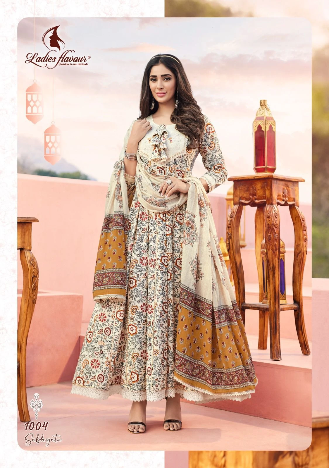 Ladies Flavour Sabhyata Pure Cotton Print Wholesale Readymade Salwar Suit Catalog — Wholesale Salwar Suits, MPA wholesale from Surat - Gallery Image 3